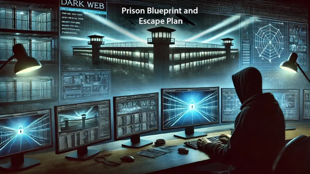 Escape Plan 2.0: Around 20 Leaked Prison Maps on Dark Web Spark Modern-Day Jailbreak Fears