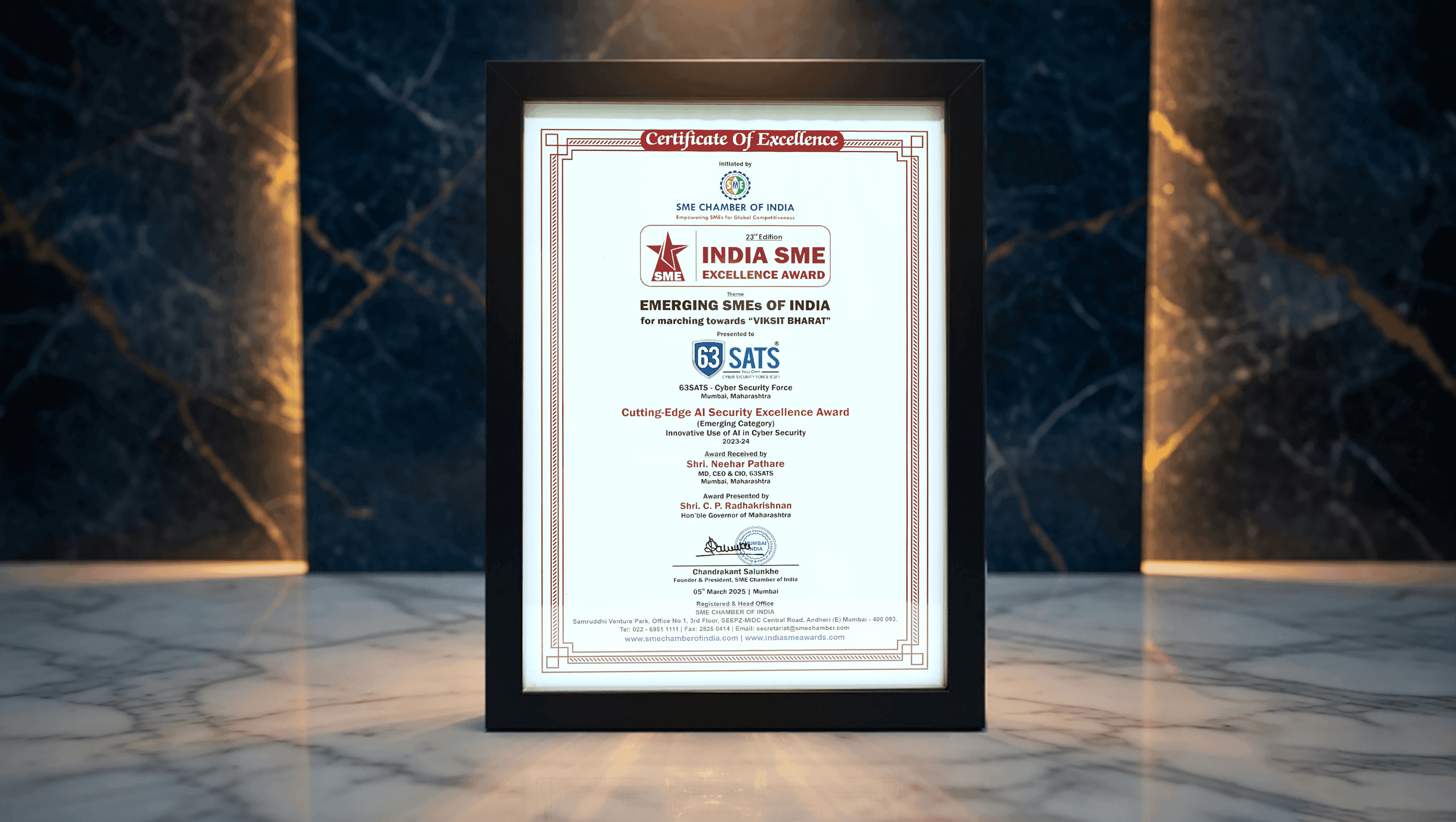 Cutting-Edge AI Security Excellence Award