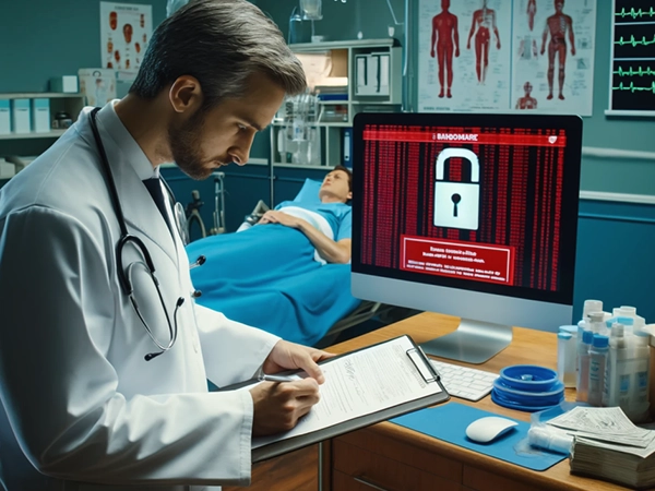 Ransomware attacks on hospitals